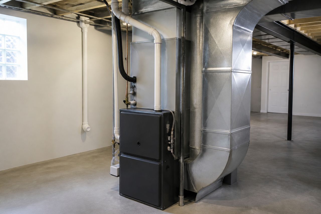 Furnace project in Waterford Township, MI by Fann Heating and Cooling