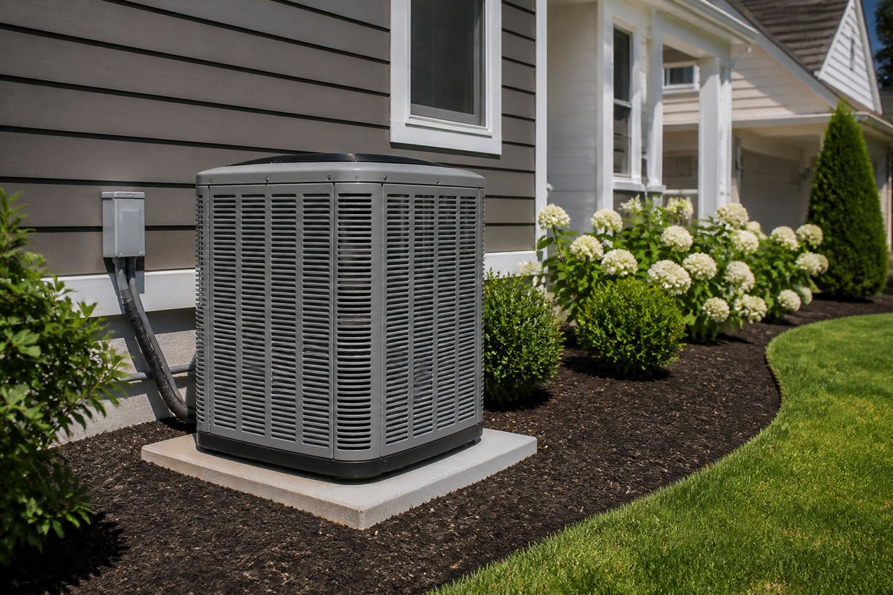 Central Air project in Clarkston, MI by Fann Heating and Cooling