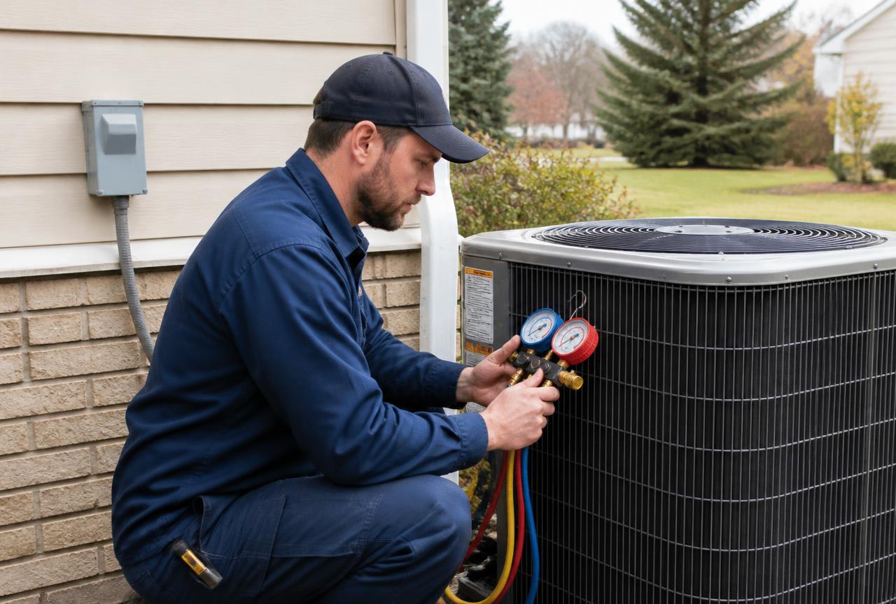 HVAC Maintenance project in Lake Orion, MI by Fann Heating and Cooling
