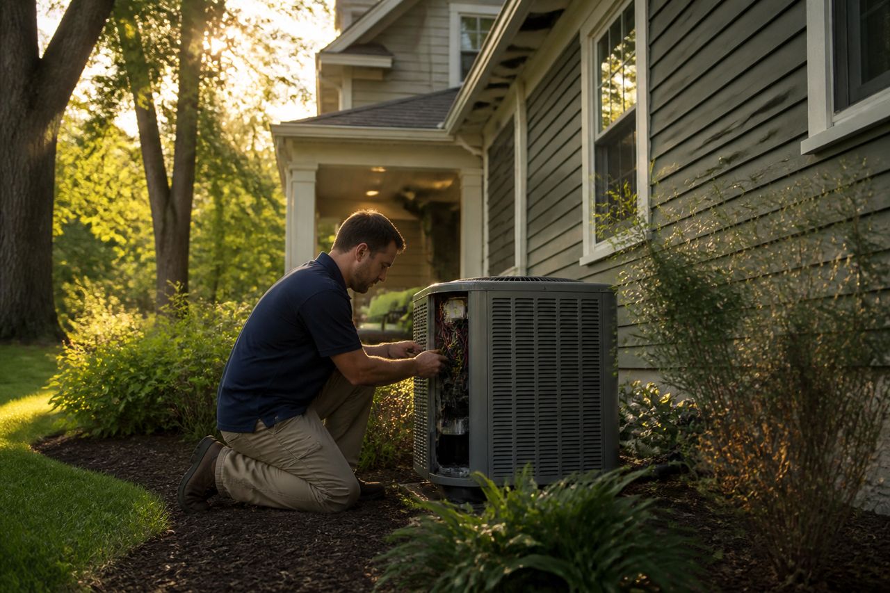 Heating and cooling project photo 2 in Clarkston, Michigan