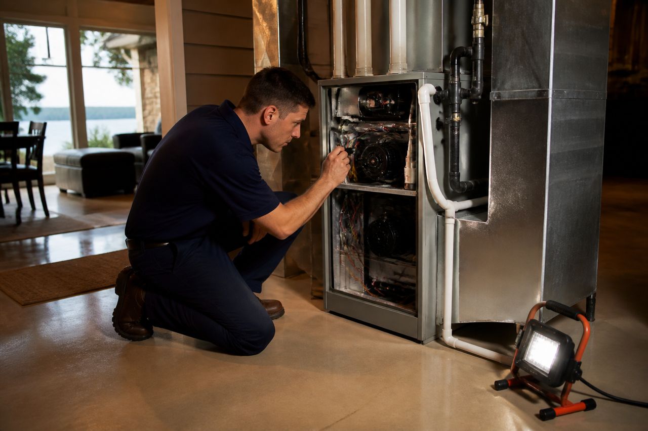 Heating and cooling project photo 3 in Clarkston, Michigan