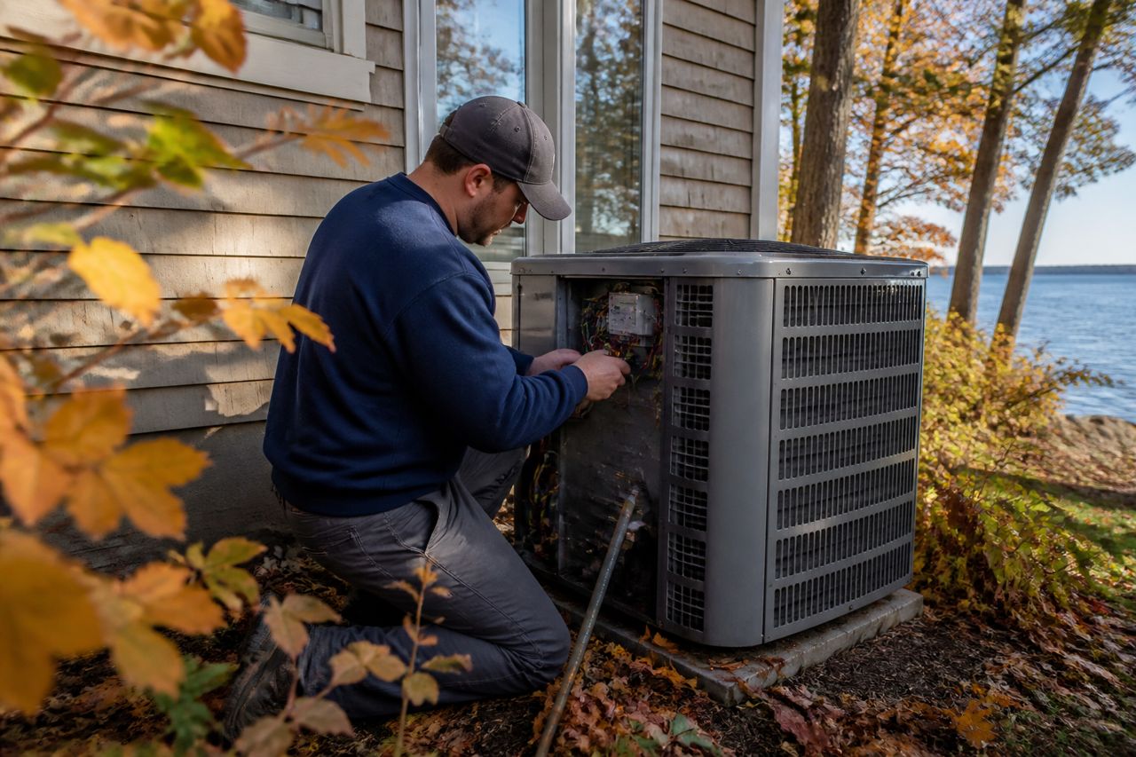 Heating and cooling project photo 2 in Clintonville, Michigan