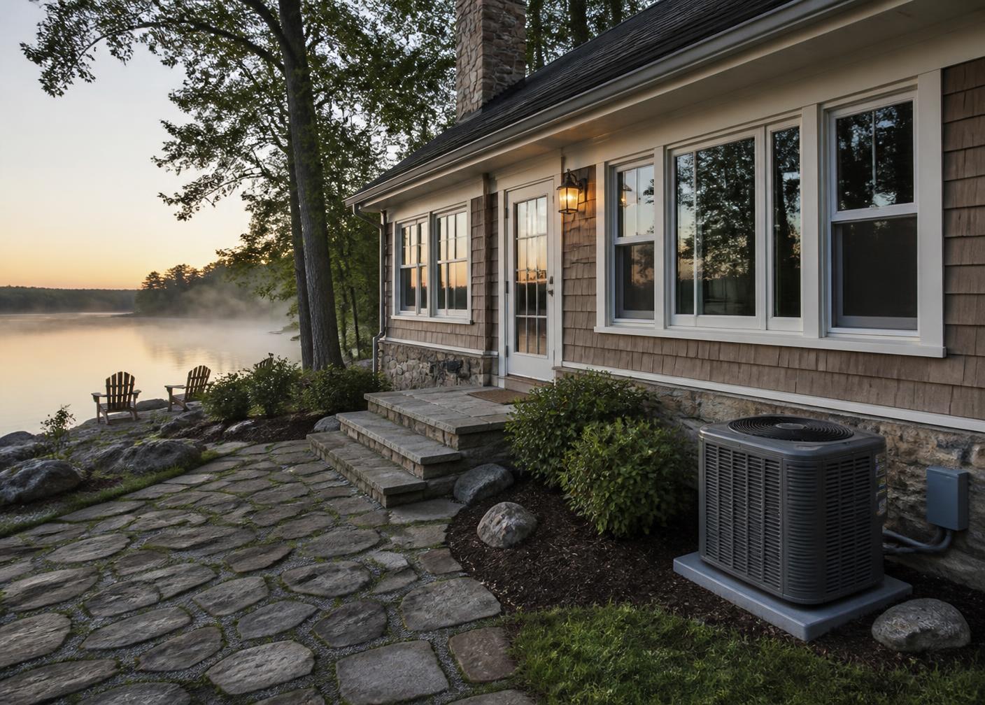 Heating and cooling service for homes in Lake Angelus, Michigan