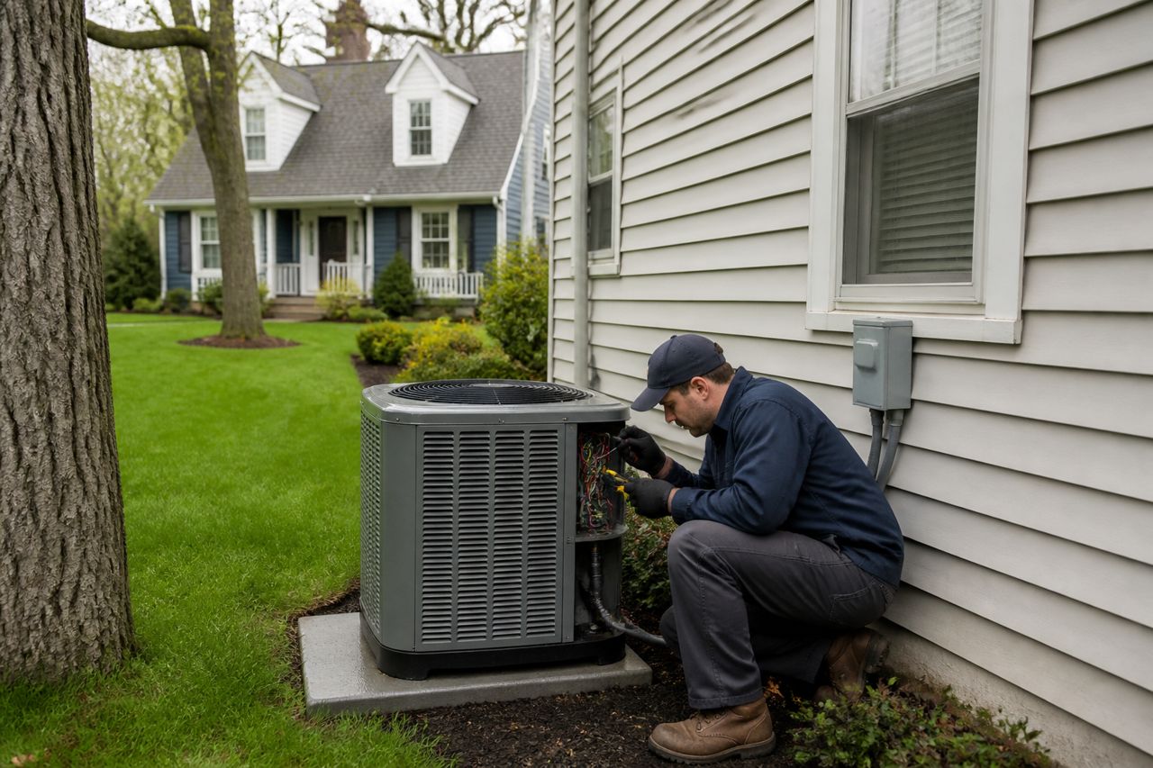 Heating and cooling project photo 2 in Oxford, Michigan