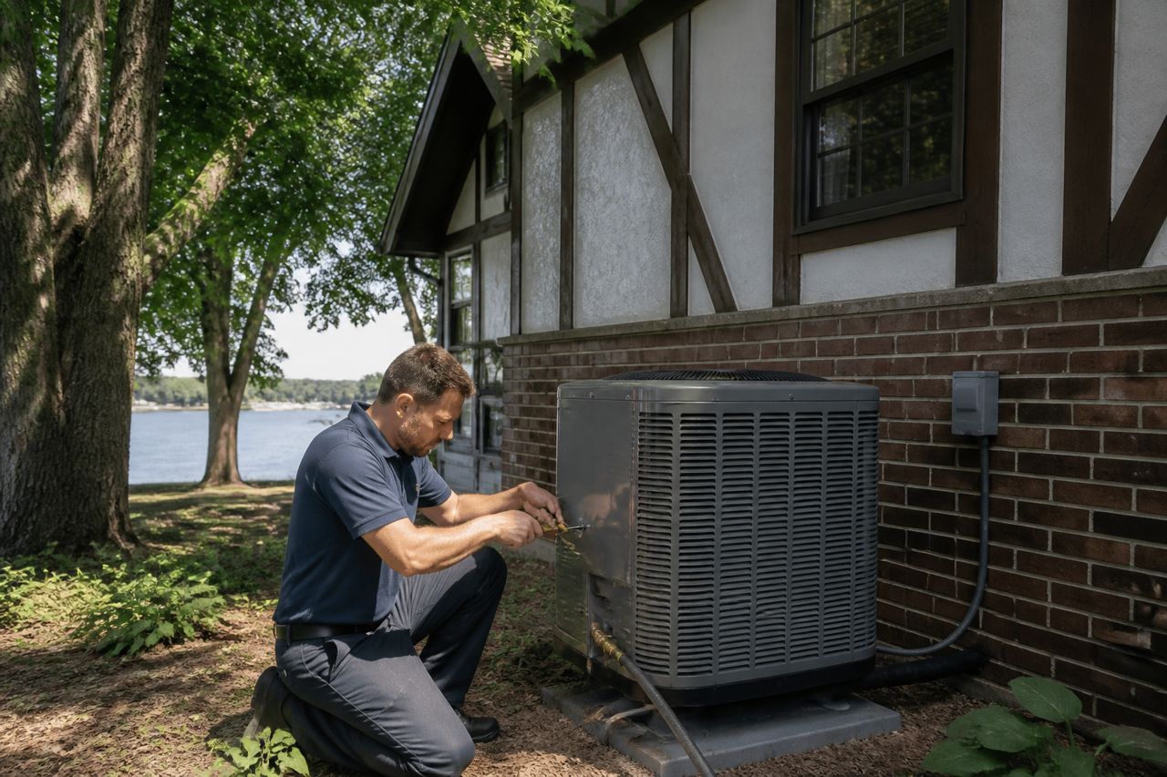 Heating and cooling project photo 2 in Sylvan Lake, Michigan