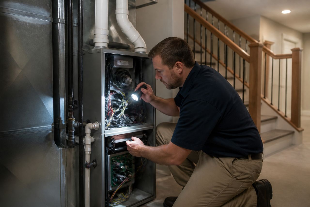 Heating and cooling project photo 3 in Waterford Township, Michigan